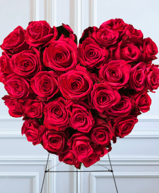 Rosas rojas para tanatorios de Santander