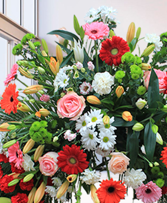 Corona funeraria con entrega urgente en Santander